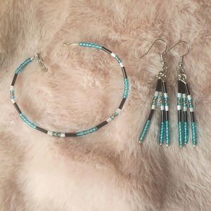 Bracelet and Earrings Set